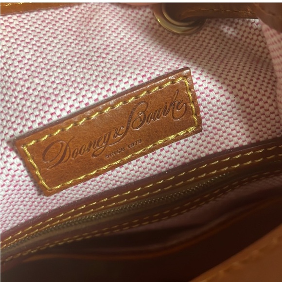 NWT Dooney & Burke Drawstring Bucket Bag - Picture 10 of 12